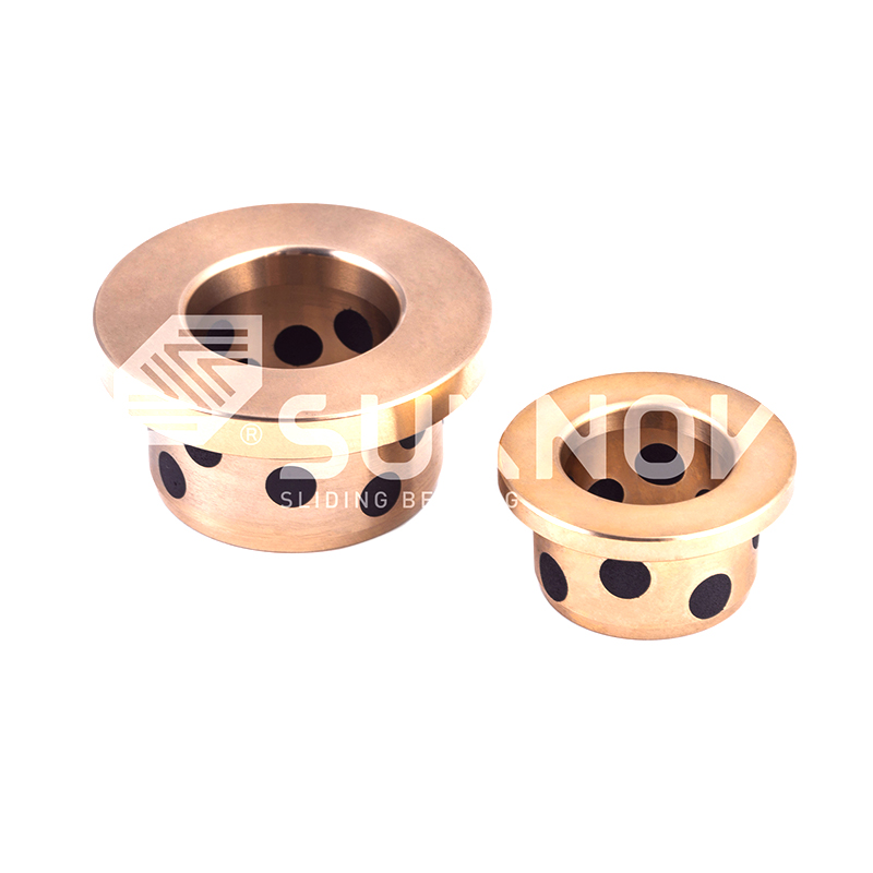 Rolamento de lubrificação sólida padrão tipo ombro com casquilho de flange GB71 NAAMS